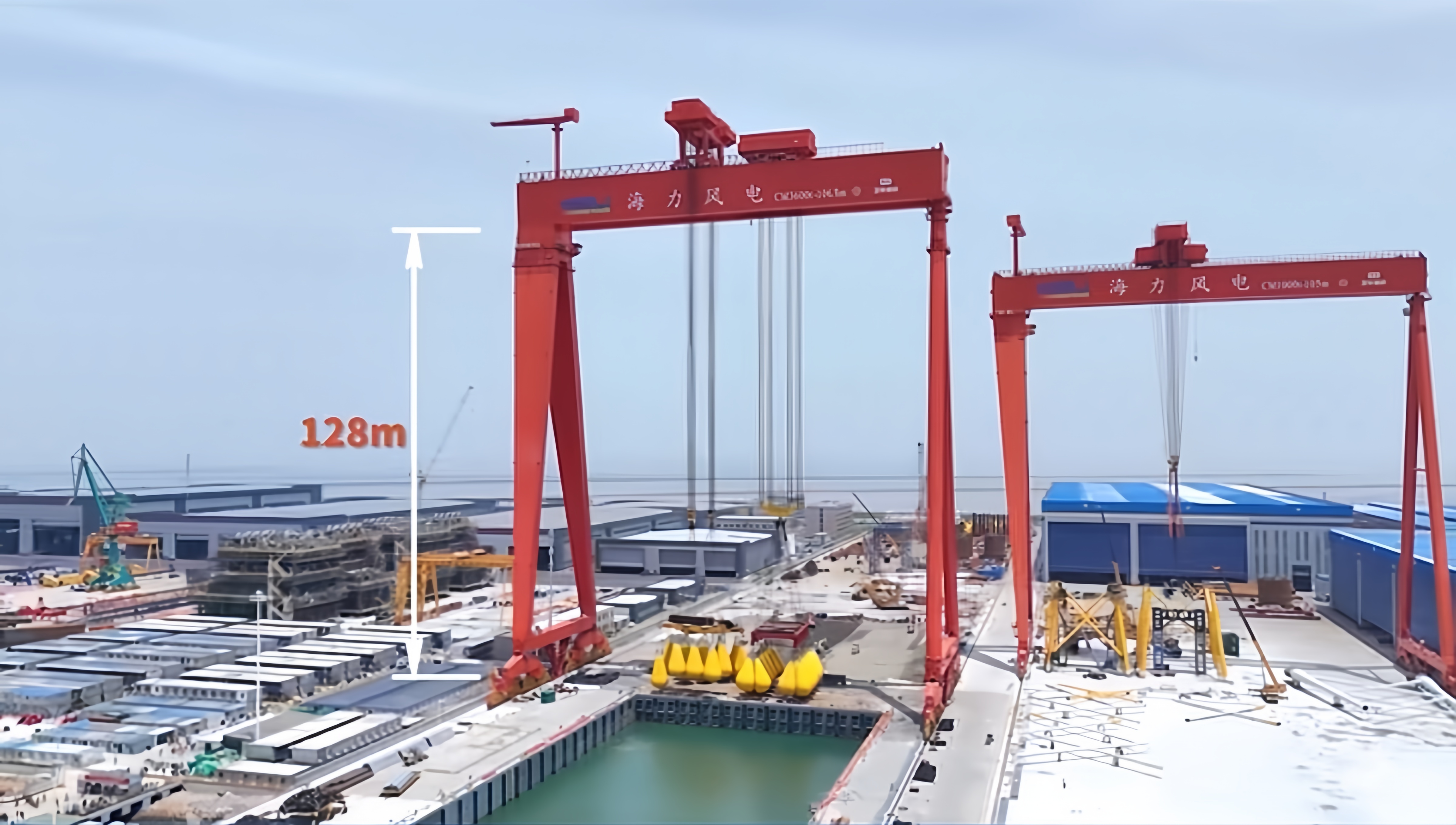 服務(wù)大國(guó)重器！微特產(chǎn)品配套全球首臺(tái)套雙主梁3600t門(mén)式起重機(jī)